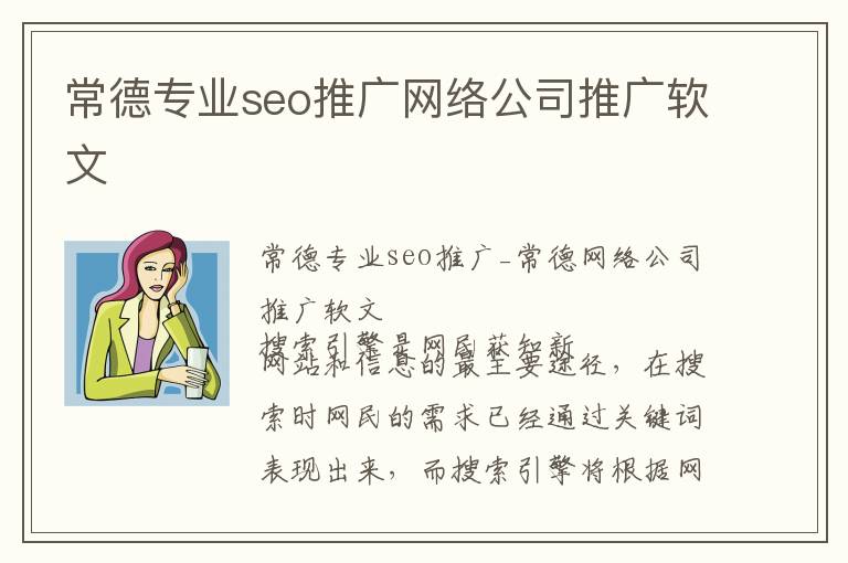常德专业seo推广网络公司推广软文